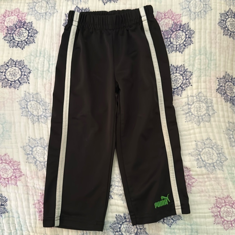 Puma black pants size 24 months